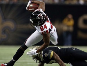 Falcons WR’s Harry Douglas and Roddy White had some things to say to Saints CB Keenan Lewis after Atlanta beat New Orleans on Sunday 30-14