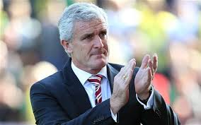 Stoke City manager Mark Hughe